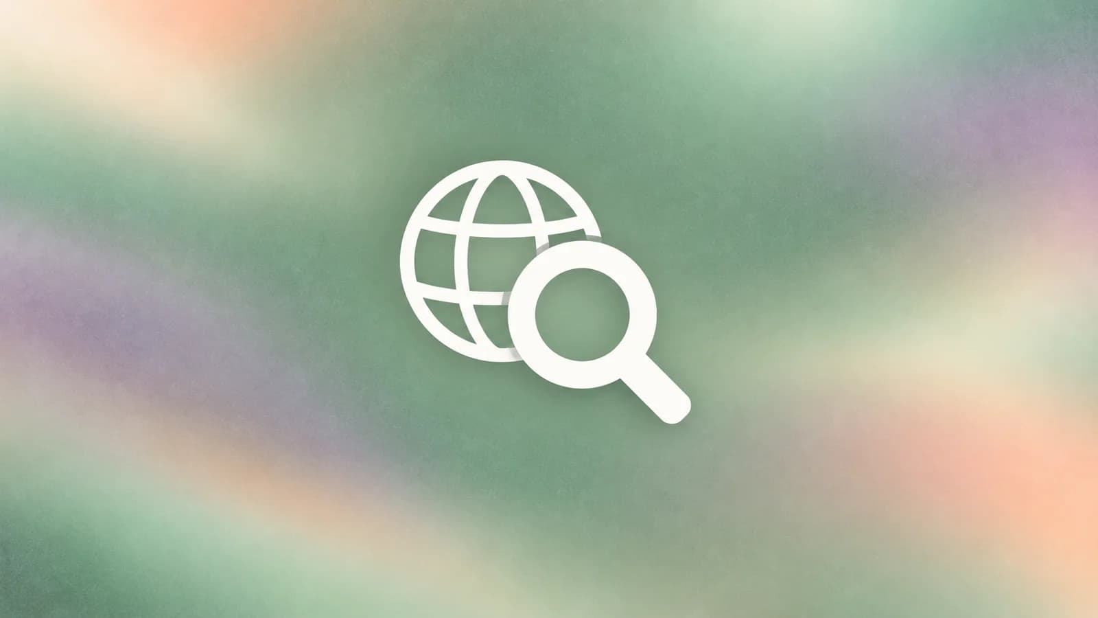 Un globo y una lupa que representan el descubrimiento mediante búsquedas con IA