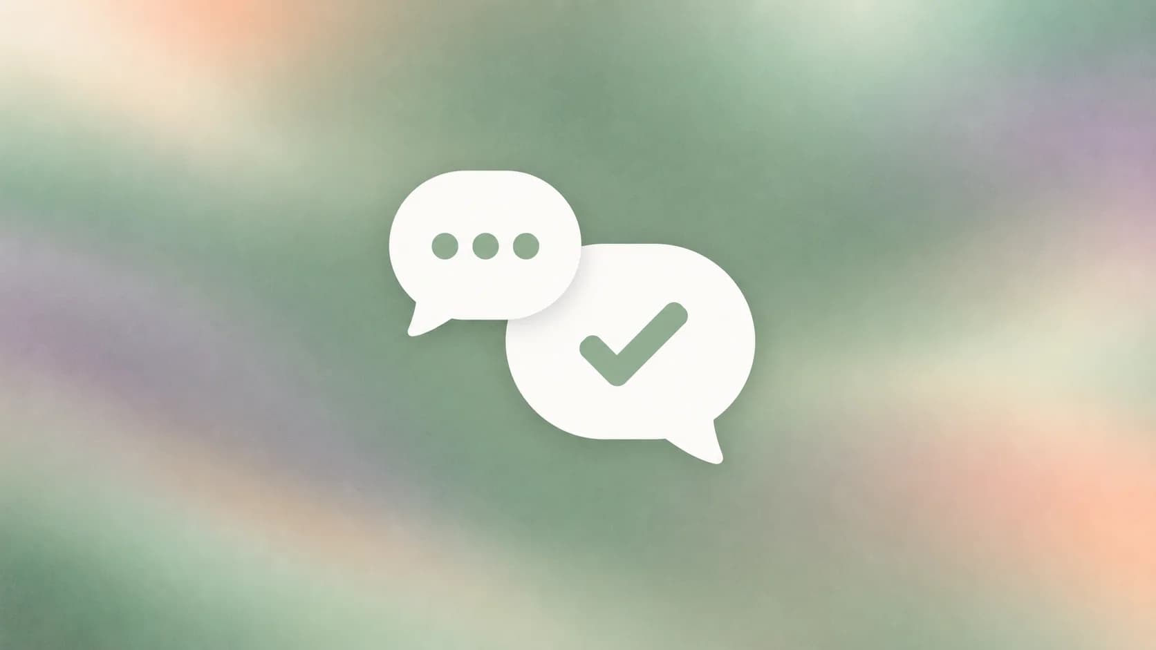 Burbujas de conversación que representan respuestas automáticas a huéspedes