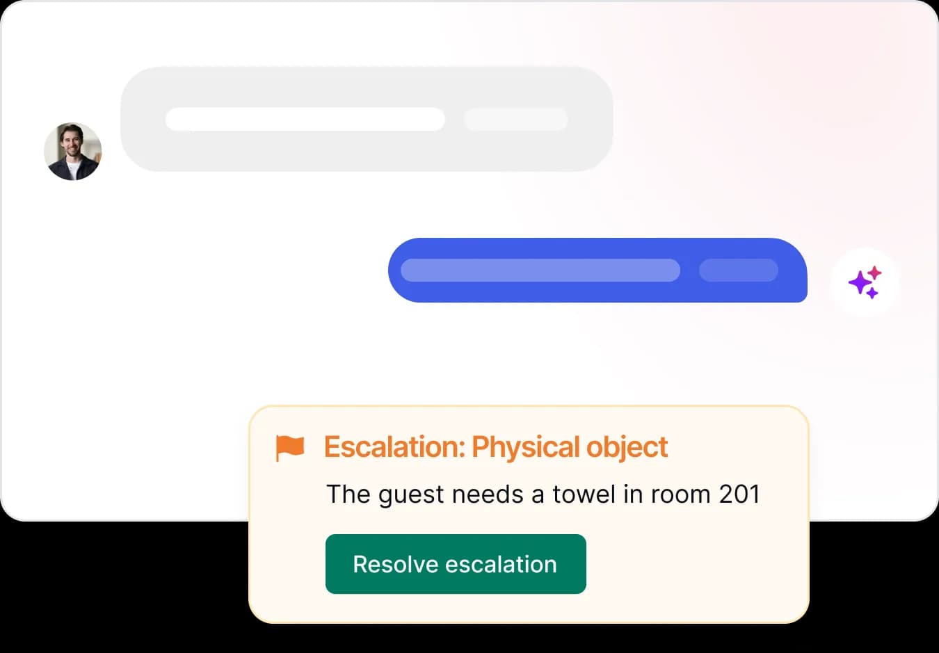 Handoff inteligente de IA para humano